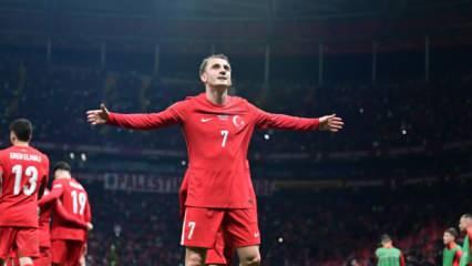 Kerem Aktürkoğlu milli formayla gollerine devam ediyor