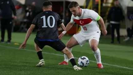 Semih Kılıçsoy sahne aldı! Ümit Milli Takım tek farkla kazandı