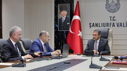 ŞUAK ekibi Şanlıurfa Valisi Şıldak'ı ziyaret etti