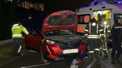 TEM'de feci kaza: 2 ölü, 4 yaralı