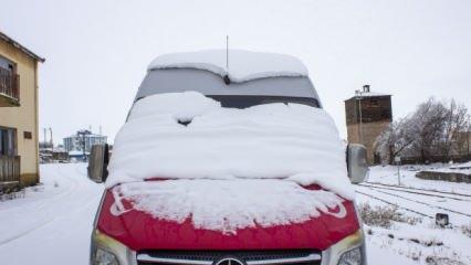 Üç ilde kar yağışı ve soğuk hava etkili oldu!