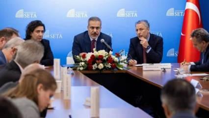 Bakan Fidan, Washington'da SETA Yuvarlak Masa Toplantısı'na katıldı