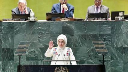 Emine Erdoğan: Dünya beşten büyüktür adil bir dünya mümkün!