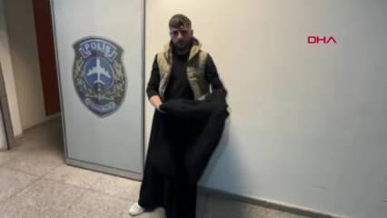 Firari hükümlü, kadın gibi giyinip havalimanına gelince yakalandı