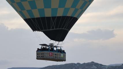 Kapadokya semaları sıcak hava balonlarıyla süslendi!