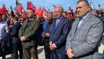 Maltepe mitinginde Muharrem İnce'ye soğuk duş! Sinirli bir şekilde alanı terk etti