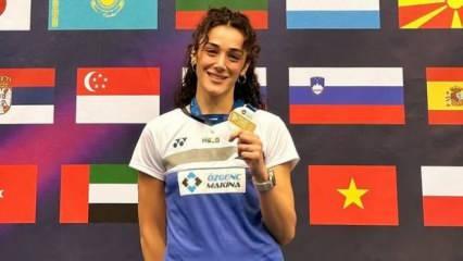 Milli sporcu Neslihan Arın'dan Polonya'da altın madalya