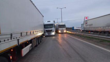Yanlış SMS 10 kilometre kuyruğa neden oldu