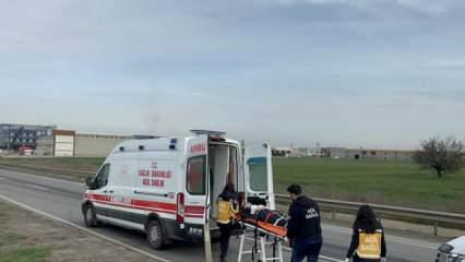 Tekirdağ'da 4 araç birbirine girdi: 1 yaralı
