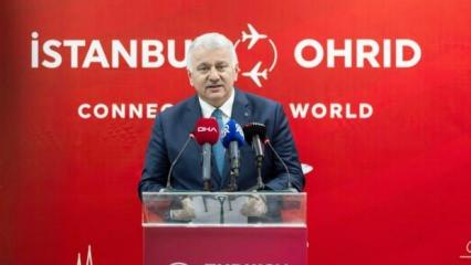Türk Hava Yolları'nın Ohrid seferleri başladı