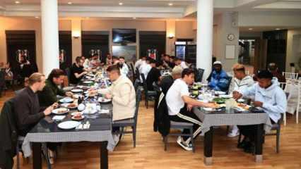 Beşiktaş Futbol Takımı'nda bayramlaşma töreni yapıldı