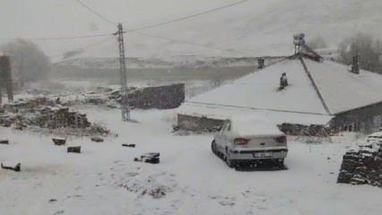 Bitlis’te nisan ayında kar sürprizi! 