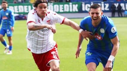 Sivasspor, 6 puanlık maçta Rizespor'dan puanı 84'te aldı