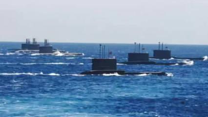Deniz Kuvvetleri 12 denizaltıyla Çanakkale Boğazı'ndan geçecek