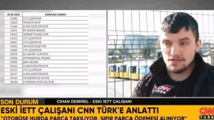 Eski İETT çalışanı 'yedek parça' vurgununu tek tek anlattı