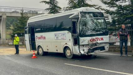 İşçi servisleri çarpıştı: Çok sayıda yaralı var!