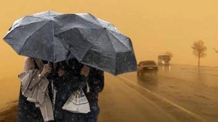 Meteoroloji uyardı! Toz taşınımı ve sağanak geliyor