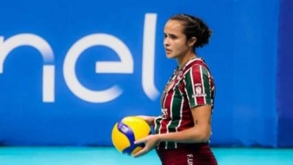 5 aylık hamileyken sahaya çıktı!