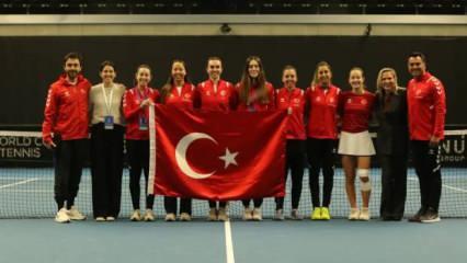 A Milli Kadın Tenis Takımı, Billie Jean King Kupası'nda İsveç'i 2-1 yendi