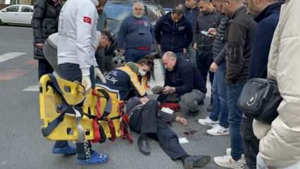 Alkollü sürücü yaya geçidinde yaşlı adama çarptı