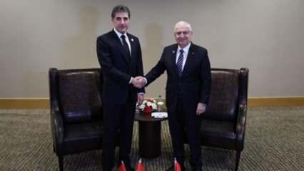 Bakan Güler, IKBY Başkanı Neçirvan Barzani ile görüştü
