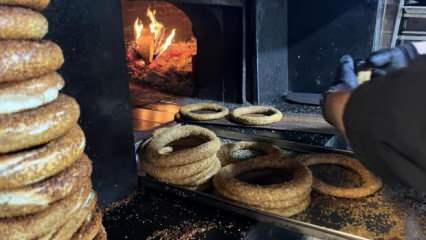 Bursa'da 100 gram simit 25 lira oldu