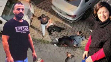 Eşini sokak ortasında bıçakladı! Başında ölmesini bekledi