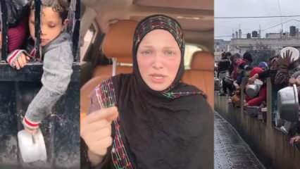 Filistinli aktivist Malak Fada'dan tüm İslam alemine: Akan kanımız sizin boynunuza