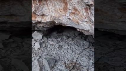 Irak'ta PKK'lı teröristlere ait bir mağara tespit edildi