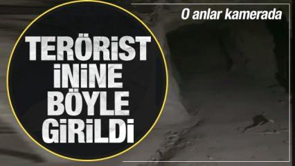 Teröristlerin inine girildi! O anlar kamerada