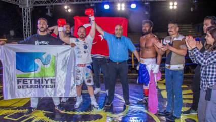 "Türk Tyson" lakaplı boksör Hintli rakibini yere serdi: 12'nci nakavt