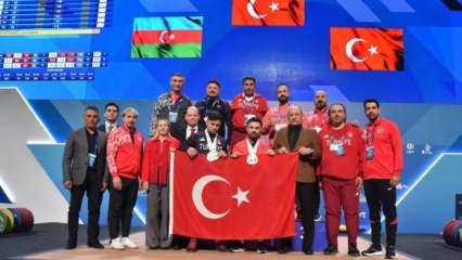Avrupa Halter Şampiyonası'nın üçüncü gününde 6 madalya!