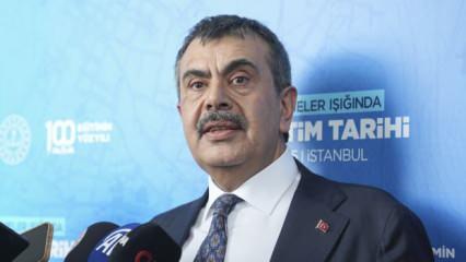 Bakan Tekin'den kendisine hakaret eden Özgür Özel'e cevap