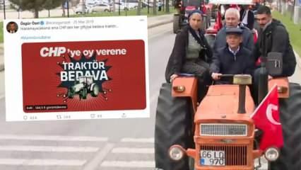 "Bedava traktör" yalanından sonra "bedava traktör" şovu!