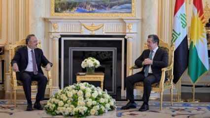 Dışişleri Bakan Yardımcısı Yılmaz, Barzani ile görüştü