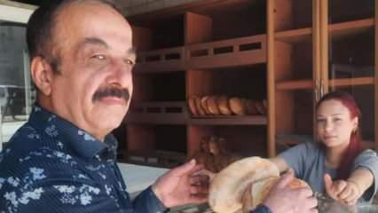 Ekmeği simitten ucuza sattı, vatandaşlar ilgi g&ouml;sterdi