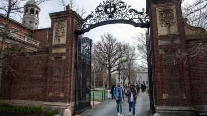 Harvard &Uuml;niversitesi Filistin'e destek ve bu y&uuml;zden ABD h&uuml;k&uuml;metinin tehditine muhatap oldu