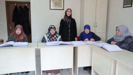 Görme engelli 5 kadının en büyük hayali hafız olmak