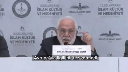İhsan Süreyya Sırma'dan gençlere: Bu aşağılık kompleksi yeter