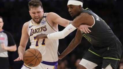 Luka Doncic ve Lebron James mağlubiyeti önleyemedi!