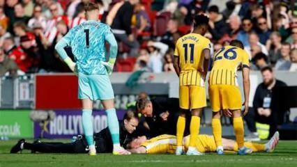 Premier Lig'de korkutan anlar! Milli futbolcu maçı yarıda bıraktı