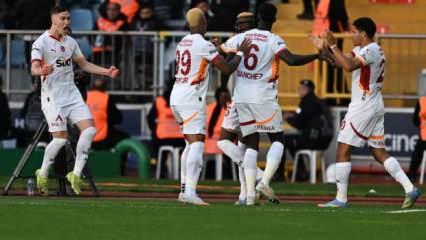 Aslan gol olup yağdı! Galatasaray şampiyon gibi