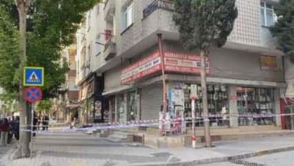 Bahçelievler'de destek demiri eğrilen bina boşaltıldı