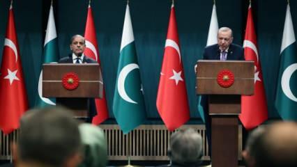 Şahbaz Şerif'ten övgü dolu sözler: Erdoğan, büyük ve cesur bir lider
