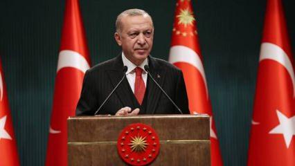 Cumhurbaşkanı Erdoğan'dan tarih yazan Trabzonspor'a tebrik!
