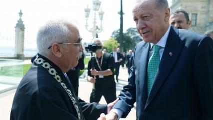 Erdoğan, Anayasa Mahkemesi Başkanı Özkaya'yı kabul etti