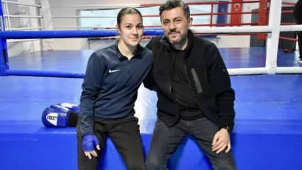 Eski güreşçi babası istedi diye boksa başladı: Türkiye'de rakibi yok