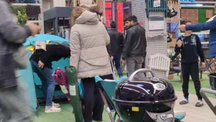 İstanbul’da çadır satış yerlerinde yoğunluk oluştu