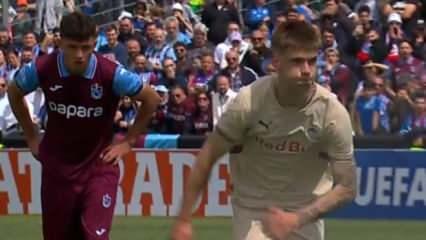 Salzburg - Trabzonspor yarı final maçında gündem olan penaltı