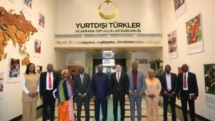YTB'nin Katip Programı ile Türkçe eğitimi aldı, yıllar sonra resmi temas için geldi!